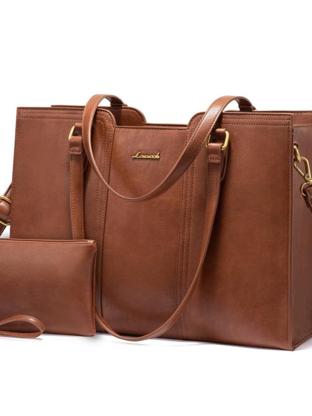 Laptop Bag for Women - Waterproof Work Bag for Women & Vintage Laptop Tote Purse